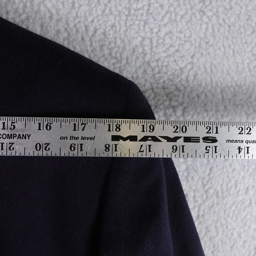 Brooks Brothers Mens 41R Pure Cashmere Sport Coat Blazer Navy Blue Made in USA